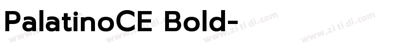 PalatinoCE Bold字体转换